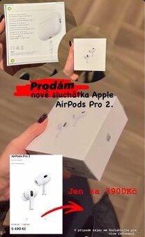 NOVÉ sluchátka Apple AirPods Pro 2.🔥