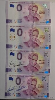 Helena Vondráčková Euro souvenir 4 kusy.Kompletni slovenská