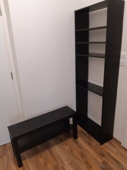 Policový regál + TV stolek / lavice