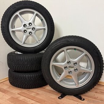 AUDI/VW/ŠKODA 5x112 R16 ET38+ZIMNÍ 205/60R16 6/5mm