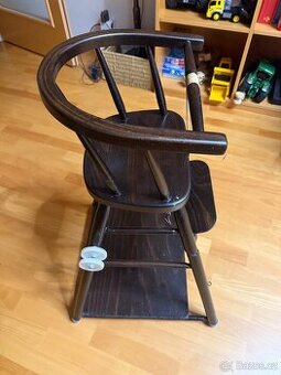 Dětská jídelní židlička retro