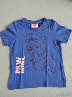 Triko s krátkým rukávem Tlapkova patrola vel.110/116