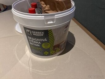 Betonová stěrka Debbex