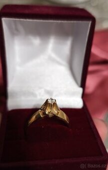 Krásný prsten Au 585/14k