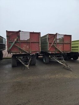 2x vlek za traktor