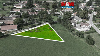 Prodej pozemku k bydlení, 1496 m², Borovany - Vrcov