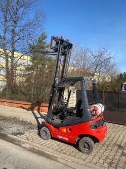 Vysokozdvižný vozík LINDE H16 –LPG–boční posuv–plně funkční