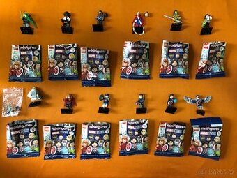 Lego 71031 - kompletní série 12 minifigurek Studio Marvel