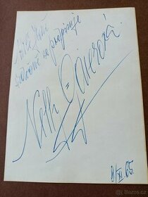 Nelly GAIEROVÁ (1908-1995)-autogram