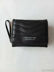 Dámská peněženka černo růžová