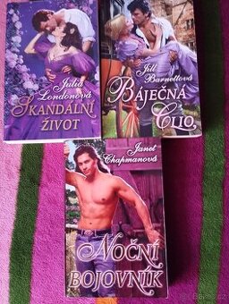 historické romance 3x