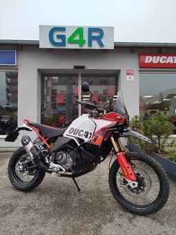Ducati DesertX RALLY, POUZE 19 KM , ODPOČET, VÝBAVA