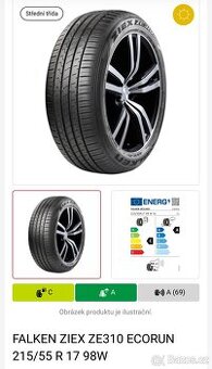 215/55 R17 Falken