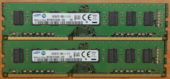 Samsung M378B1G73DB0-CK 2x8GB PC3 12800U DDR3 1600MHz - 16GB