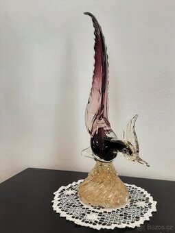 Skleněný bažant - Murano