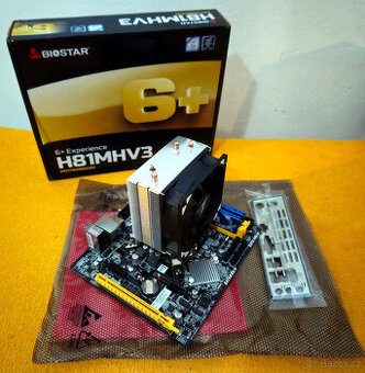 Intel Core i5-4670 / 8GB RAM / Biostar H81MHV3 uATX