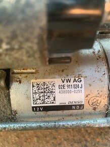Skoda VW 2016 startér: 02E911024J