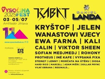 Vstupenky Vysočina fest Jihlava 2025