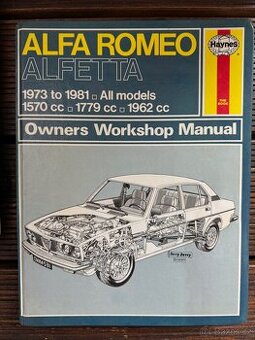 ALFA ROMEO ALFETTA GTV originální montážní manual servisní