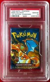 1st Edition Base Set Booster Charizard PSA 10 Pokemon 1999