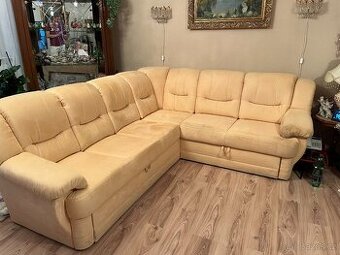 Luxusní a pohodlná rohová sedačka z mikrosemiše