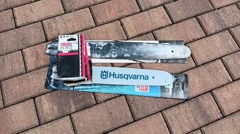 Husqvarna lišta 15" a řetězy 3/8" 18"