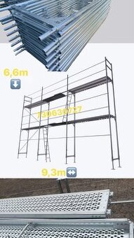 Prodám - rámové lešení- 61m2 - ihned k odběru