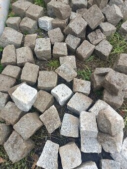 Žulové kostky, žulova dlažba, 10x10 a 6x6