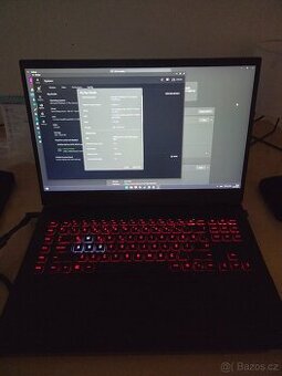 Prodám herní notebook HP Omen i7 + rtx 3070, 17,3" 144hz