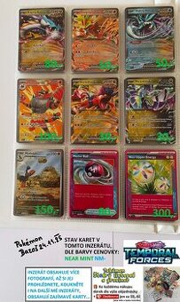 KUSOVÉ KARTY TCG POKÉMON (ORIGINÁL KARTY) (2)