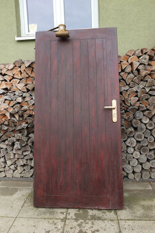 Vstupní dveře 2x zateplené 90/L