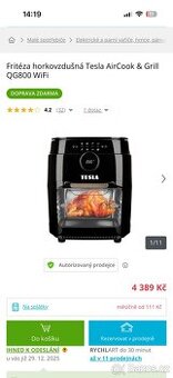 TESLA Horkovzdušná friteza