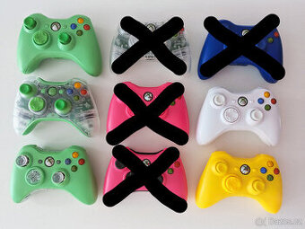 Barevné ovladače Xbox 360 - jako nové, Praha