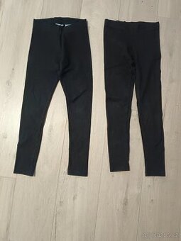 2x nové legíny - 134/140 vel.