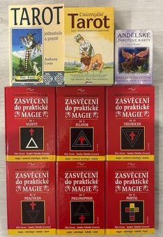 Prodám knihy a karty - tarot, magie: