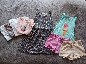 Letní oblečení pro holčičku vel.4-5 let, 119 cm