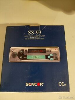 Retro autoradio s kazetovym prehravacem Sencor