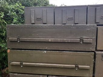Prodám vojenské dřevěné bedny