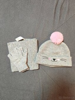 Čepice+šála+rukavice