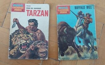 Staré komiksy Tarzan a Buffalo Bill