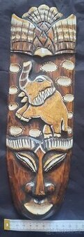 Africká maska dekorace