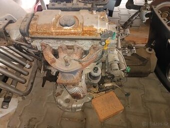Motor + převodovka Peugeot 307 1.4 55kW KFW