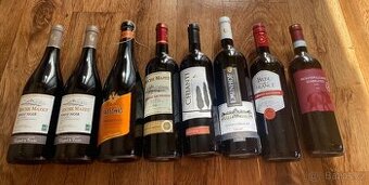 8 kusů Červené víno od r. 2018-2020 - 1