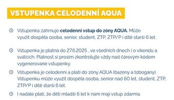 Celodenní vstupenka Aqualand Moravia