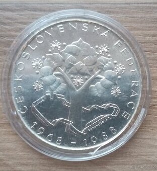 PSM 500 Kčs 1988 20 let Československé federace