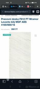 Tenkou MDF pracovní desku F812 PT 122 cm - 1