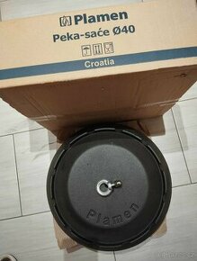 Peka litinová / smaltovaná 40cm, nová - 1