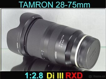 pro Sony FE -Tamron 28-75mm f/2,8 III RXD E mount