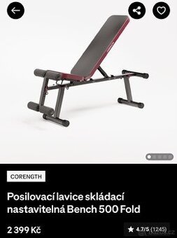 Posilovací lavice