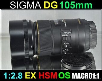 pro Canon-Sigma 105mm f/2,8 EX DG OS HSM MACRO 1:1